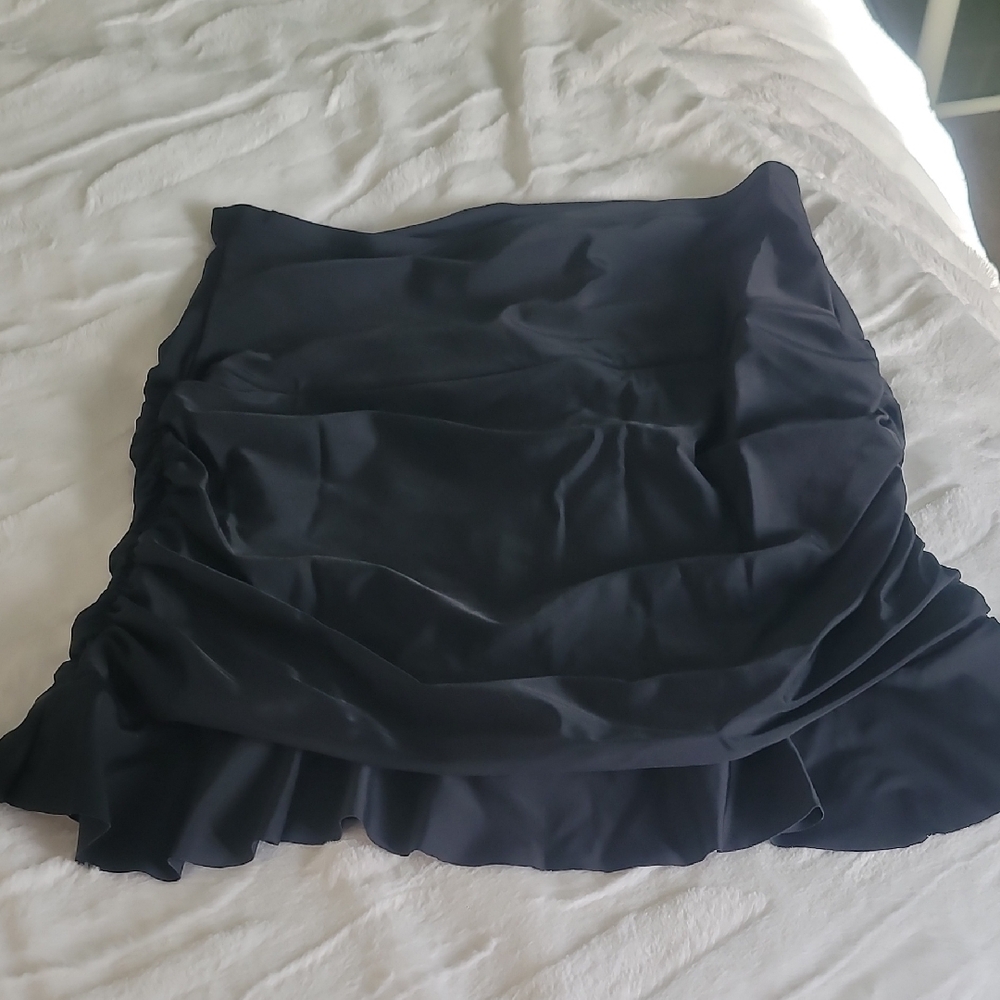 Ruched Swim Skirt